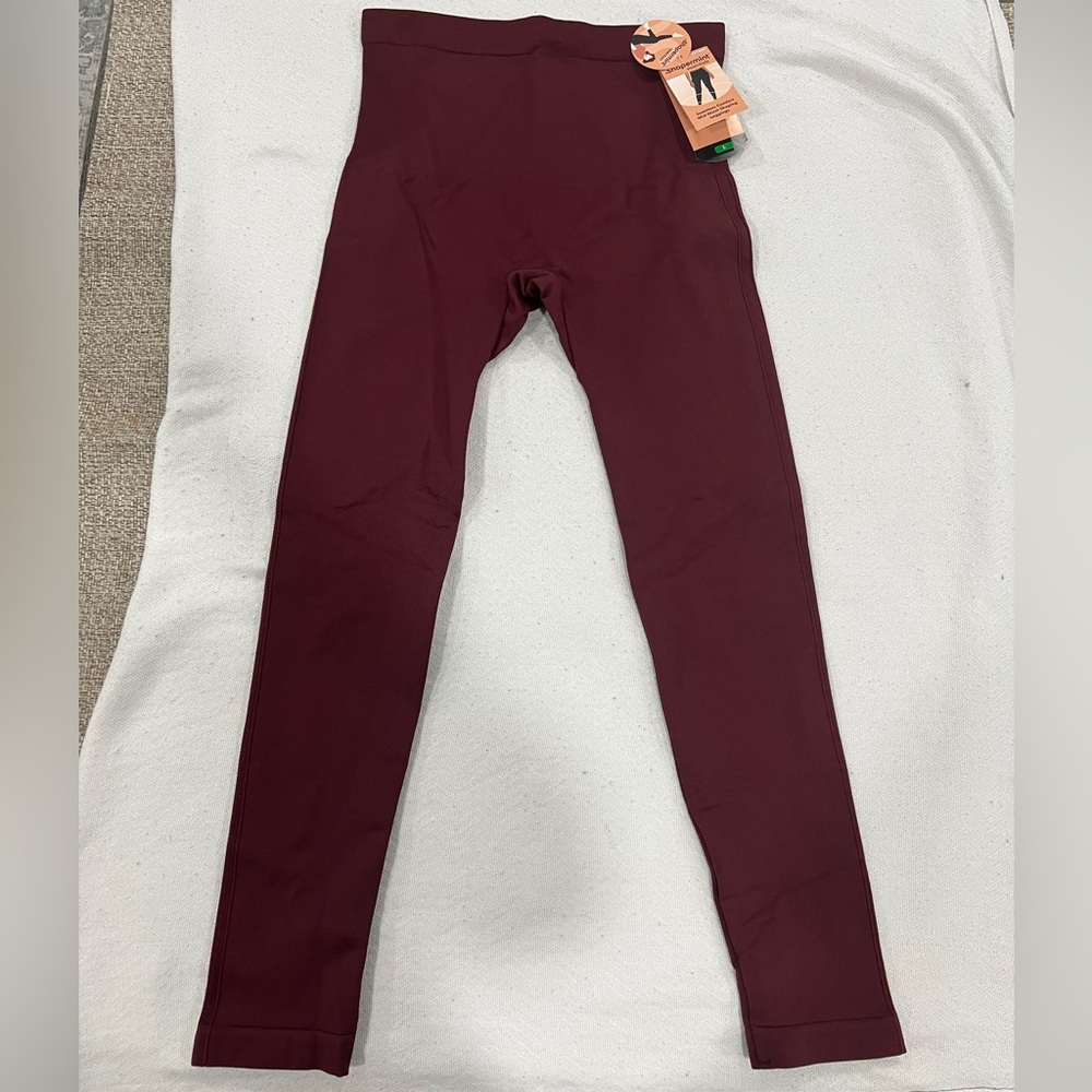 Shapermint Burgundy Leggings
